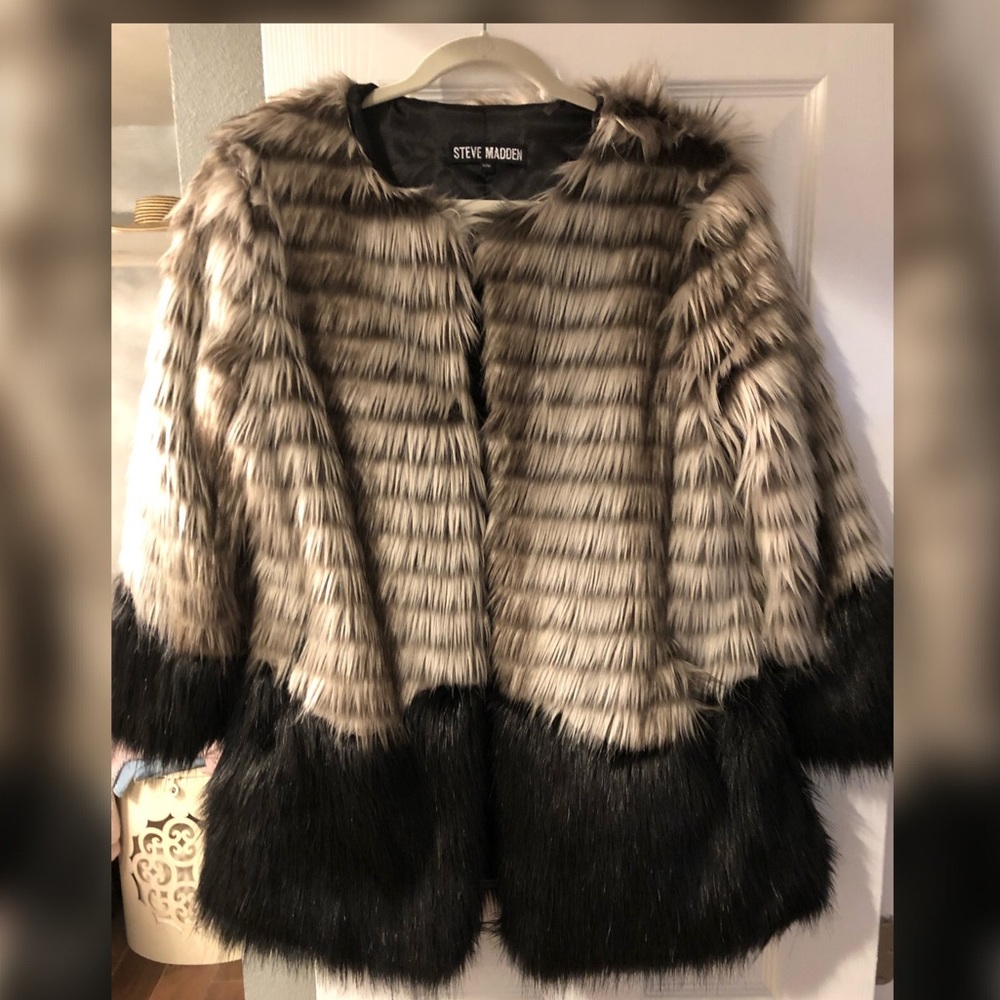 Steve Madden faux fur